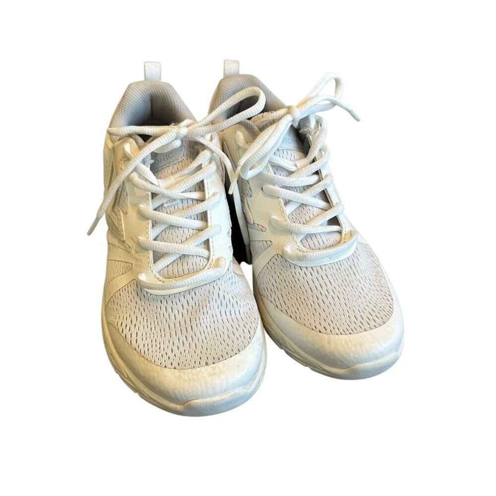 Vionic 335 Miles White Tennis Shoes Sneakers Athletic Athleisure Comfort Size 8 - Picture 3 of 12